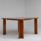 Vintage dining table set with armchairs