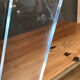 Étagère triangulaire plexiglass et bois