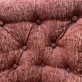 Period terracotta armchairs