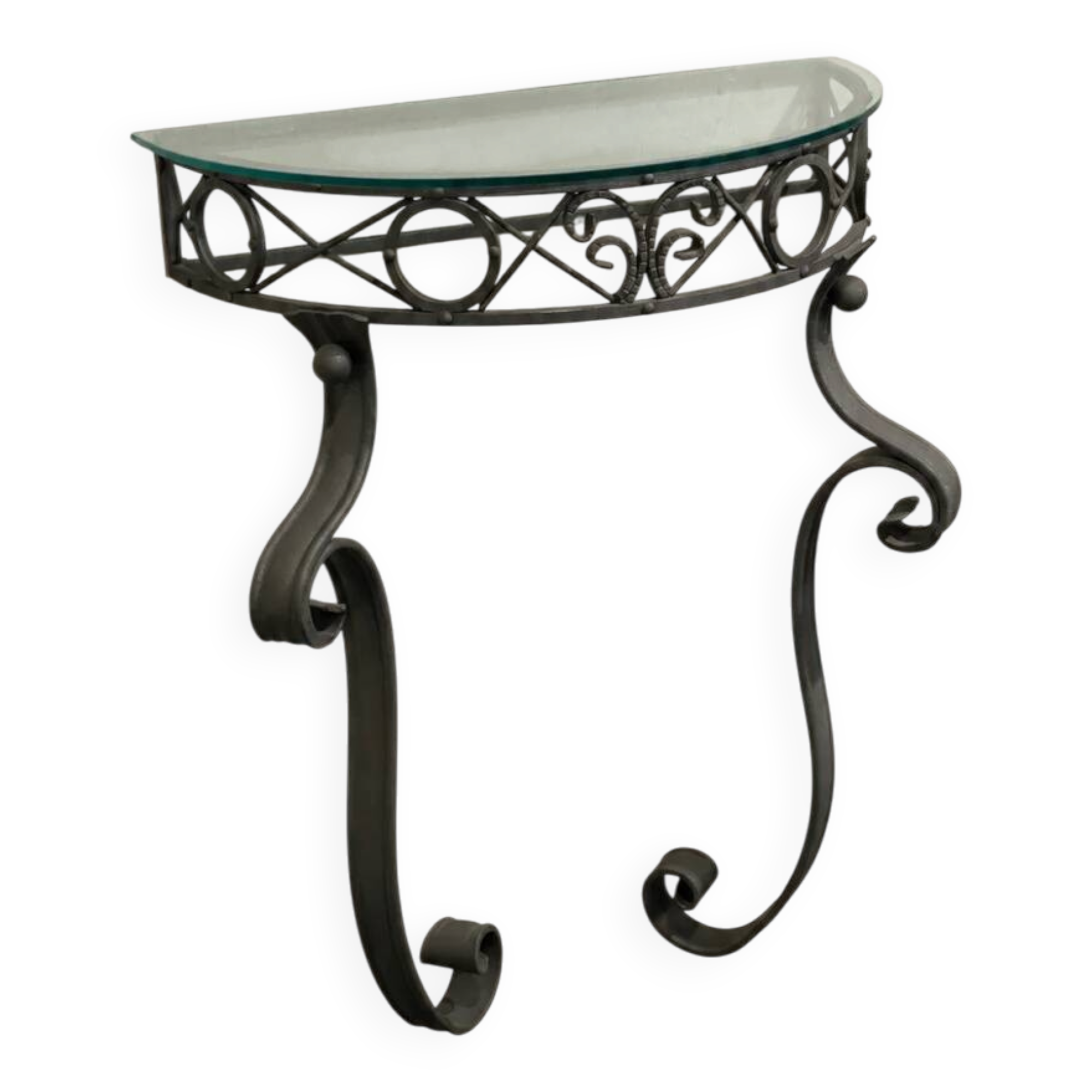 Forged Iron Wall Console, Italy, 1960’s