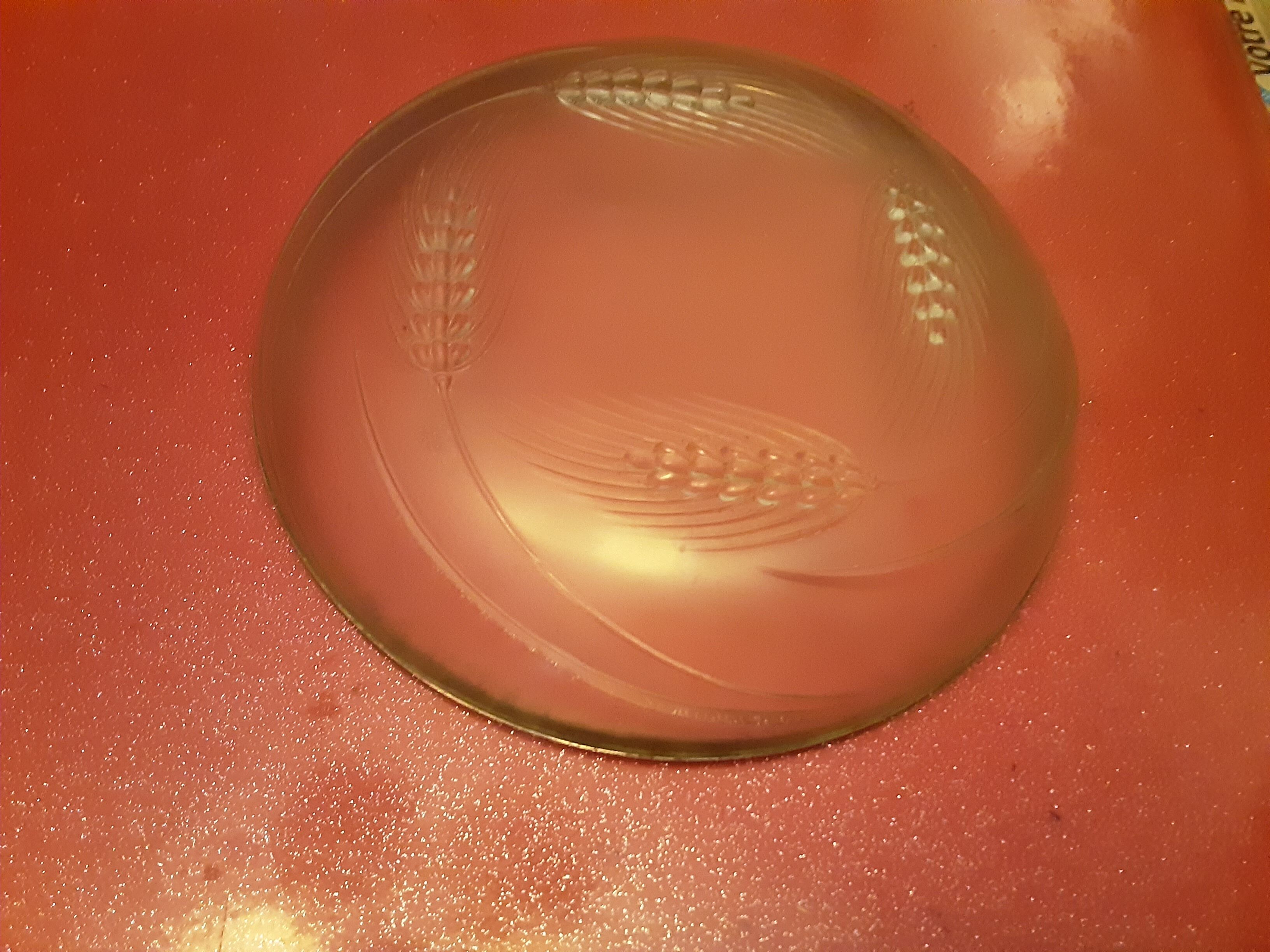 FRUIT CUP GLASS CUT CUT METAL SILVER SWORDS OF BLE