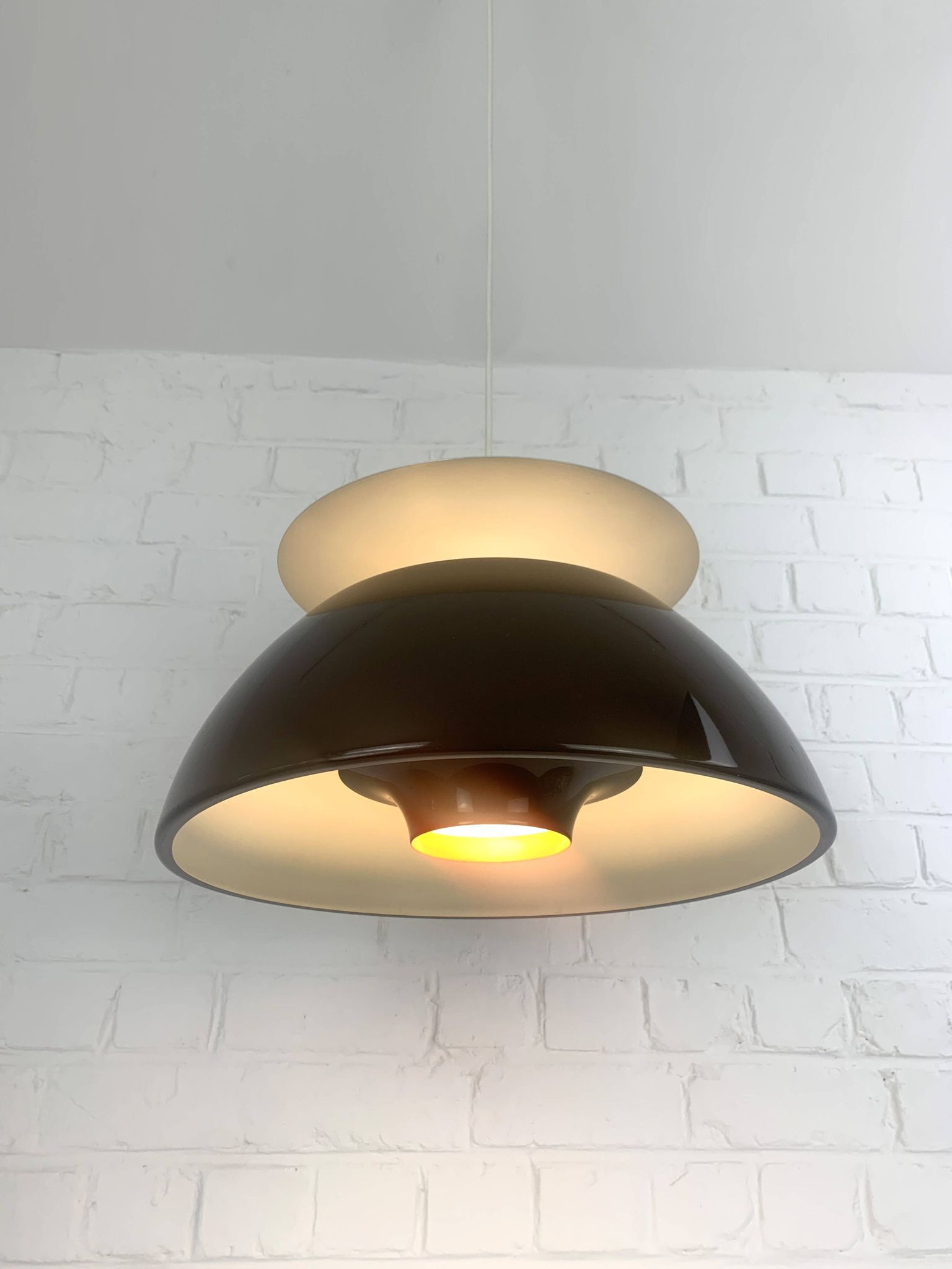 Suspension Jutlandia, Jørgen Høj for Holmegaard, Denmark, 1970s
