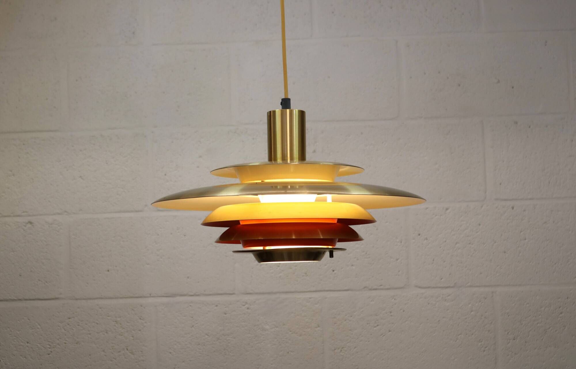 Very rare old Danish design lamp by Teknika model 425  - 60's