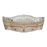 Planter, openwork basket in English ceramic