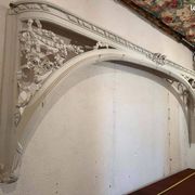 Arch in staff and wood