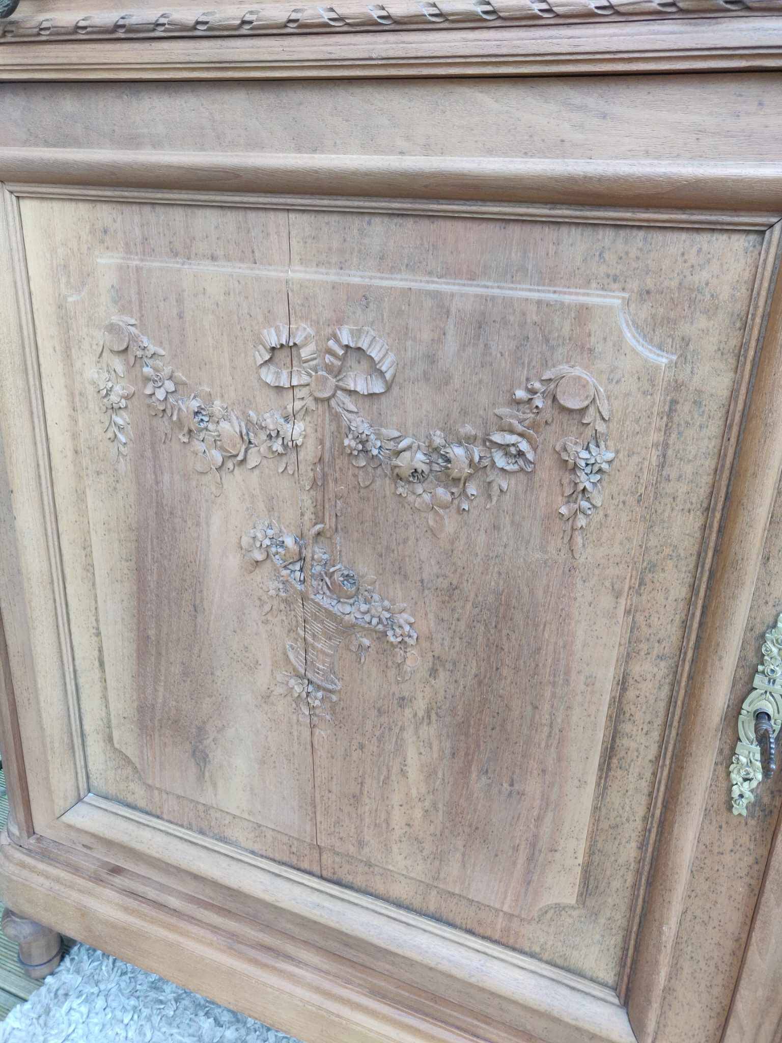 Two carved body dresser