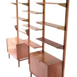 Mid-Century Danish Modern Teak Wall Unit System, 1970's