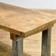 Industrial oak work table, circa 1950