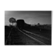 Rajasthan, photograph of a train in backlight