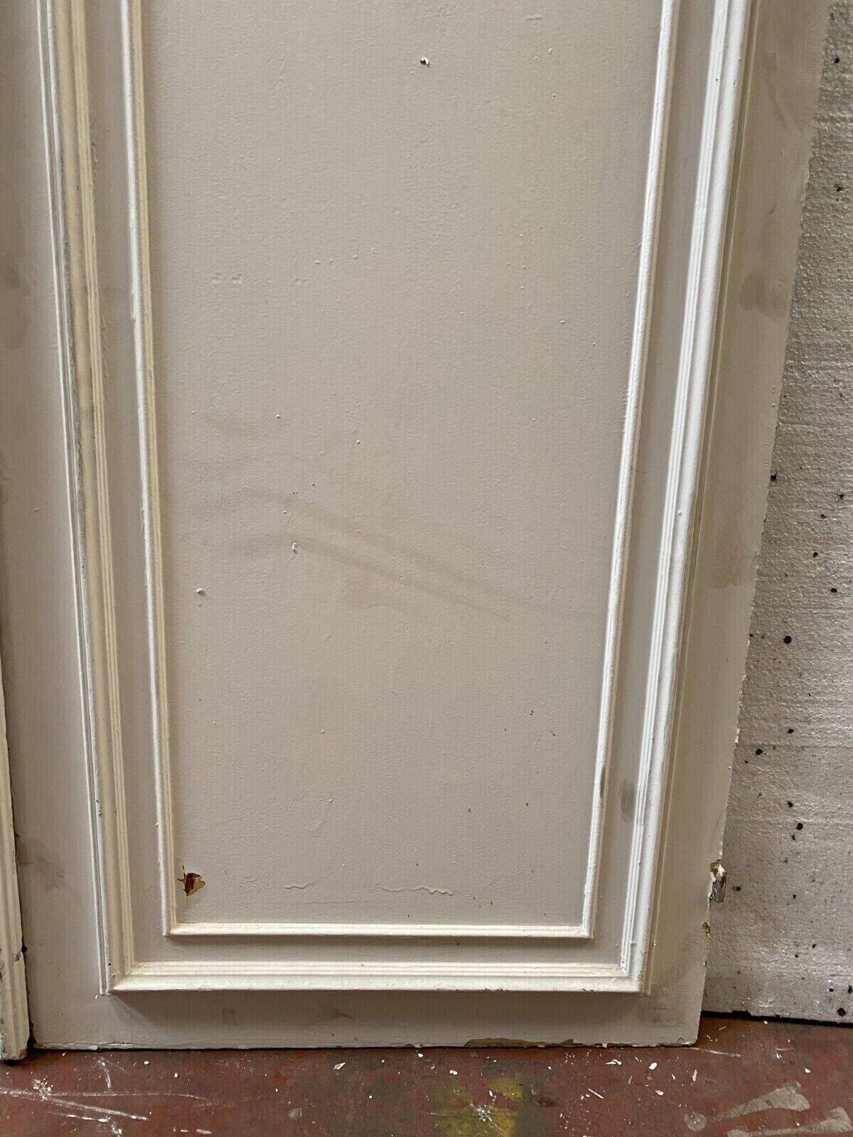 Front of cupboard with double molded doors 20th century Passage doors