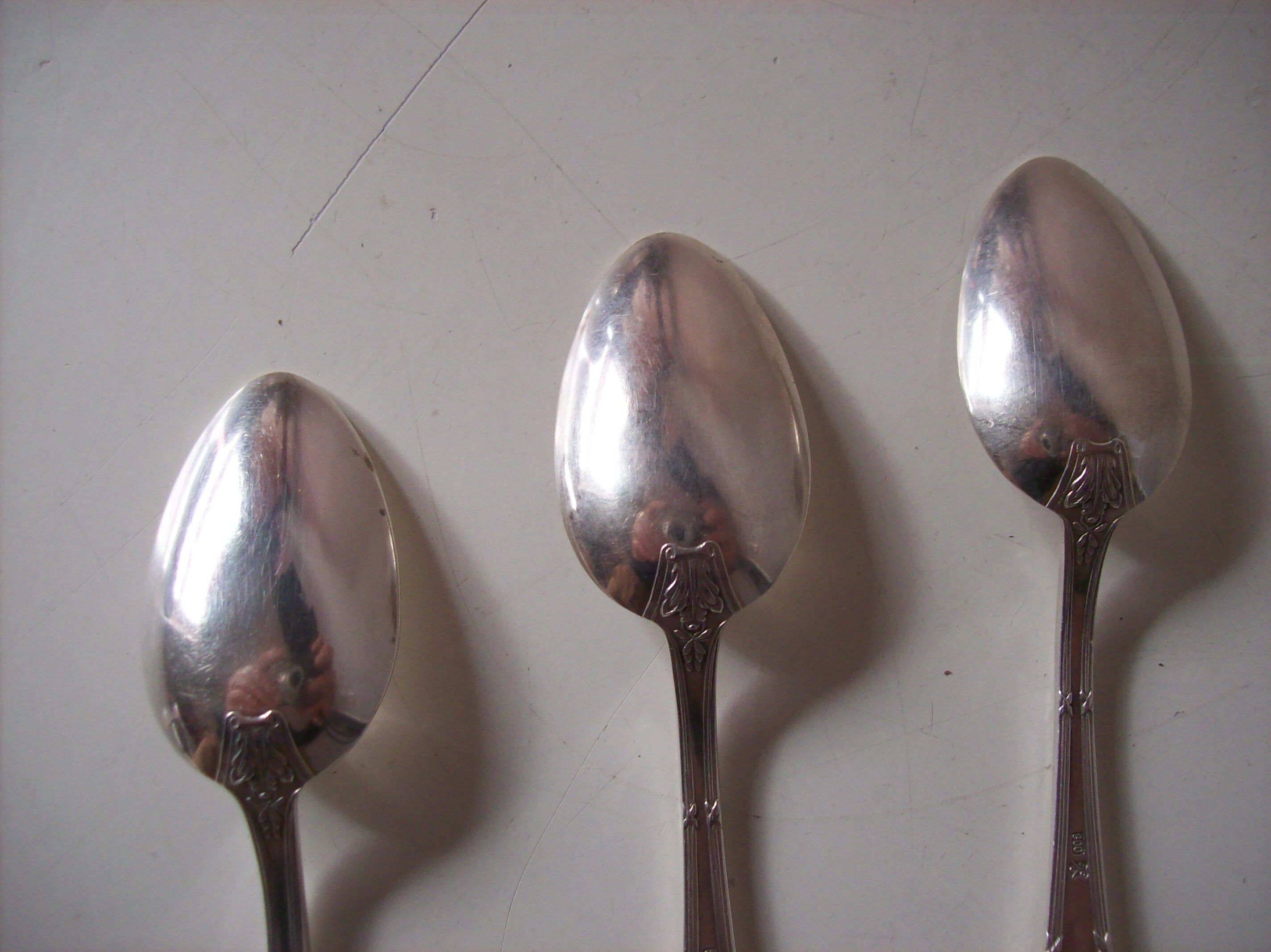 Small sterling silver spoons