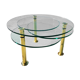 Table basse en verre