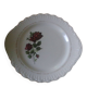 Medicis rose motif dish and dessert plates