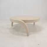 Mactan Stone or Fossil Stone Coffee Table, 1980's
