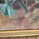 Peinture à l'huile composition floral XIXe