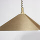 Hollywood regency vintage brass of Dijkstra 1970 s suspension