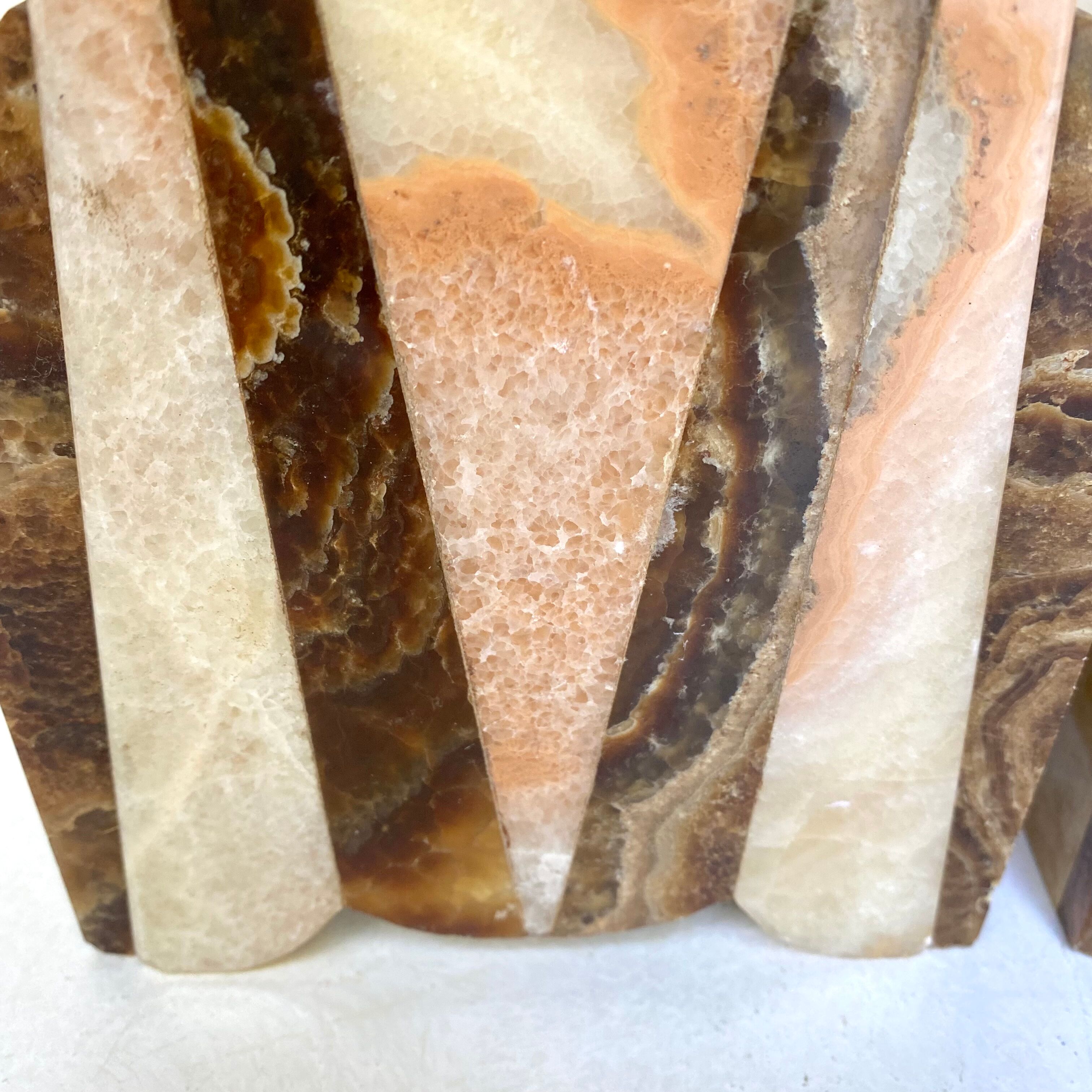 Marble cassolettes art deco