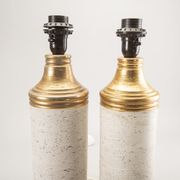 Pair of Bergboms Bitossi table lamps feet, XXth century