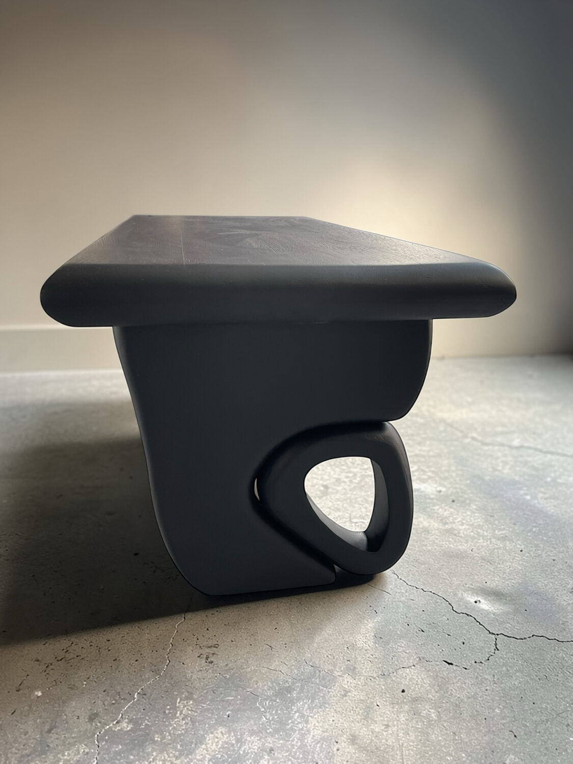 Solid oak coffee table