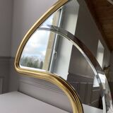 Art Deco mirror in the shape of a "Shell"