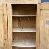 Vintage wooden wardrobe from 1940.