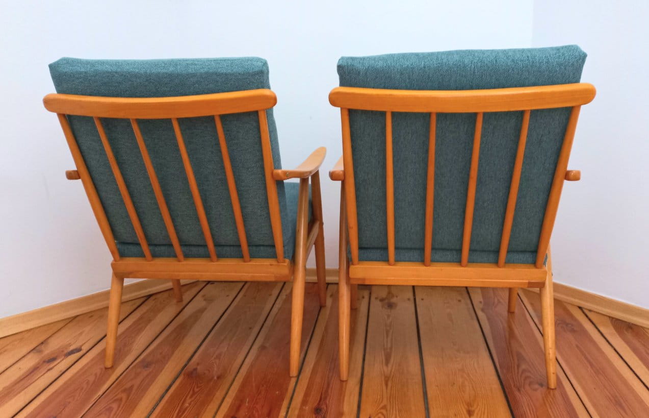 Czechoslovakian Armchairs from TON, 1960s, Set of 2