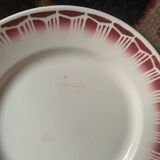 3 bistro style flat plates.