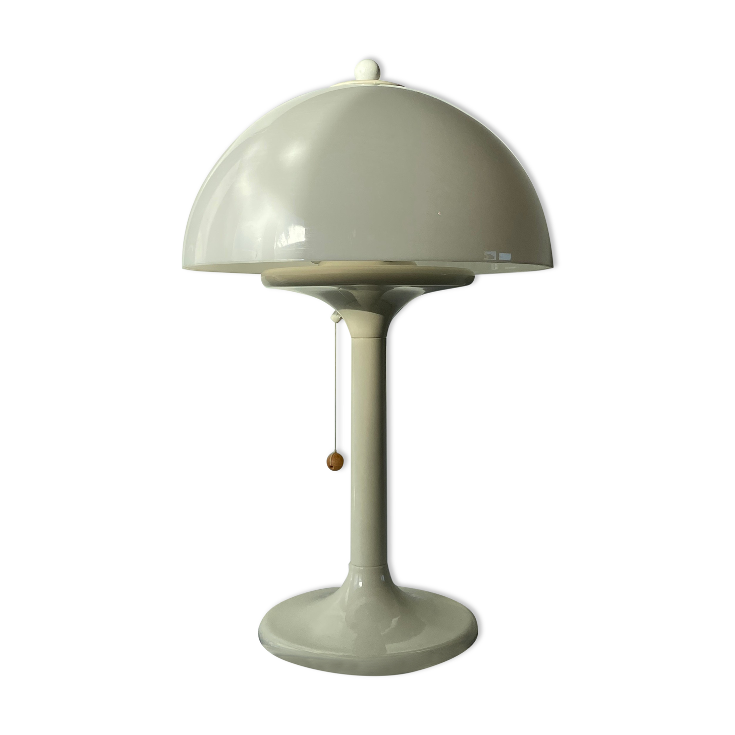 Vintage white Mushroom lamp
