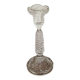 Molded glass candle holder