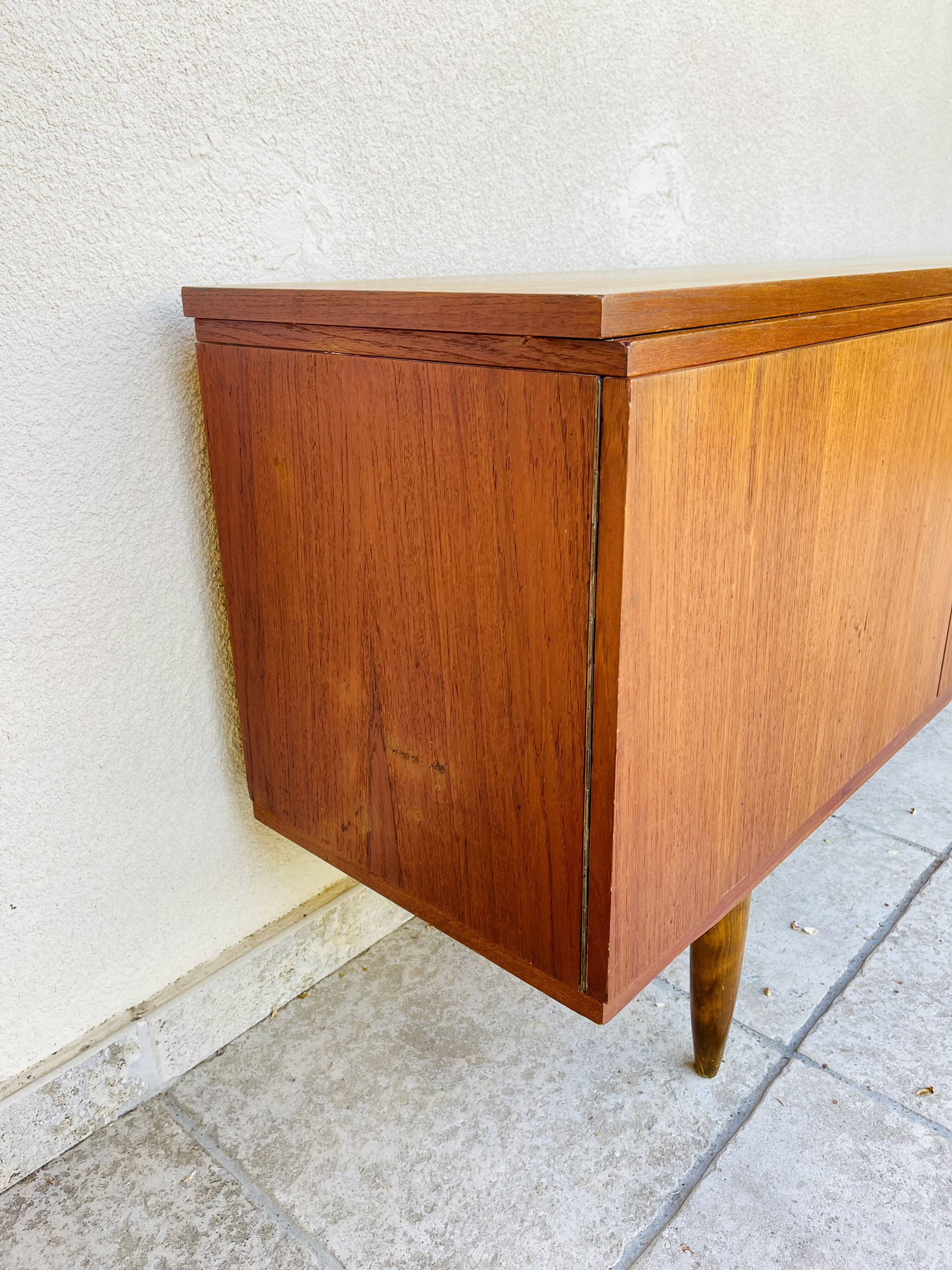 Scandinavian teak row 1960