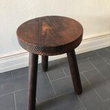 Old wooden tripod stab