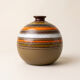 Striped vase Aldo Londi style -Bitossi 1970s