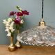 Vintage glass pendant light - tableware collection (CV31) -