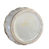 Vase with flowery decorations