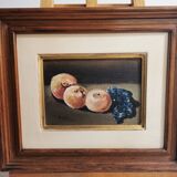 Nature morte, huile sur panneau