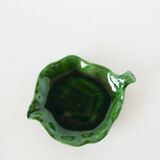 slip leaf emptier, Green, 1970 - 14 X 14 cm