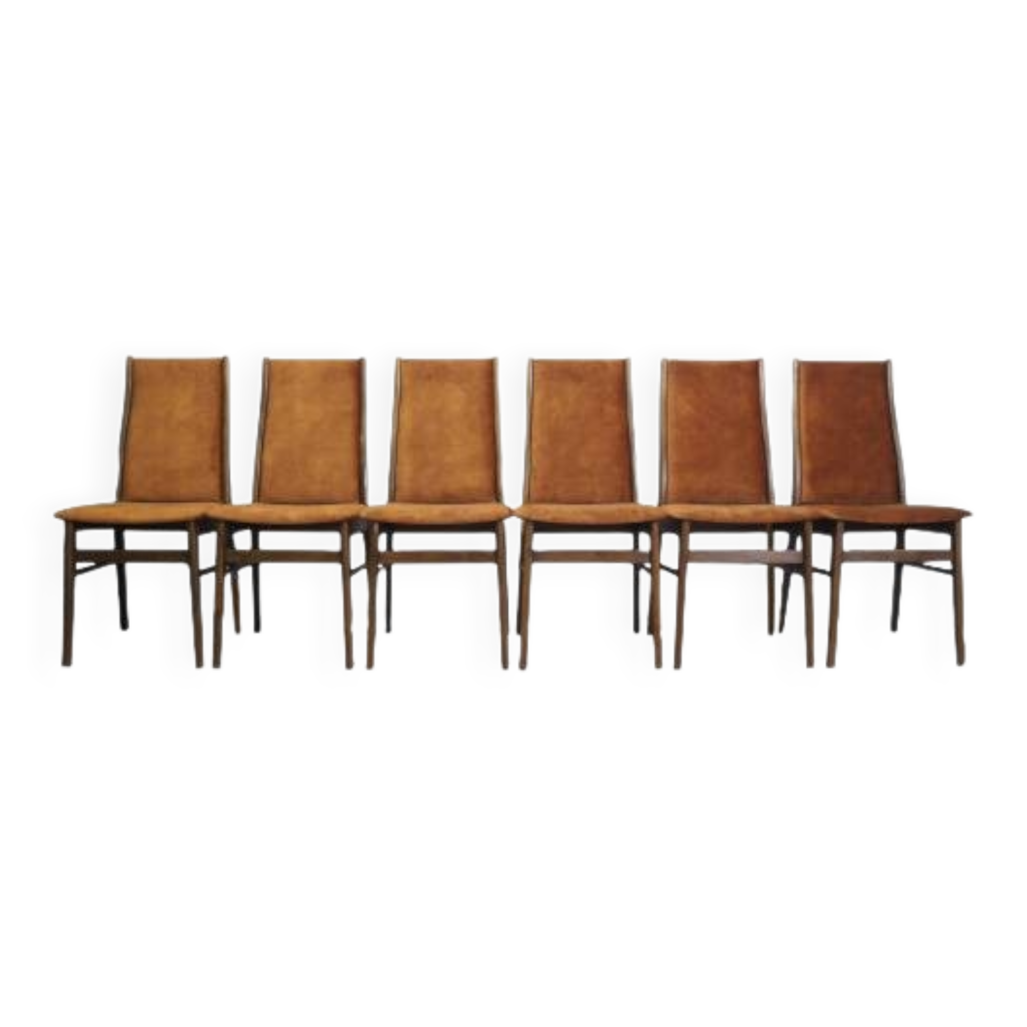 Set of six beech chairs, Danish design, 1960s, production: Denmark