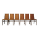 Set of six beech chairs, Danish design, 1960s, production: Denmark