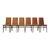 Set of six beech chairs, Danish design, 1960s, production: Denmark
