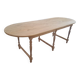 Custom Solid Pine Farmhouse Oval Dining Table (220 cm) – French Provincial