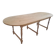 Custom Solid Pine Farmhouse Oval Dining Table (220 cm) – French Provincial