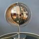 Lampe de table uplighter « Cup » en métal, couleur argent