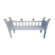 Banc anglais bois de chêne 3 places XIX