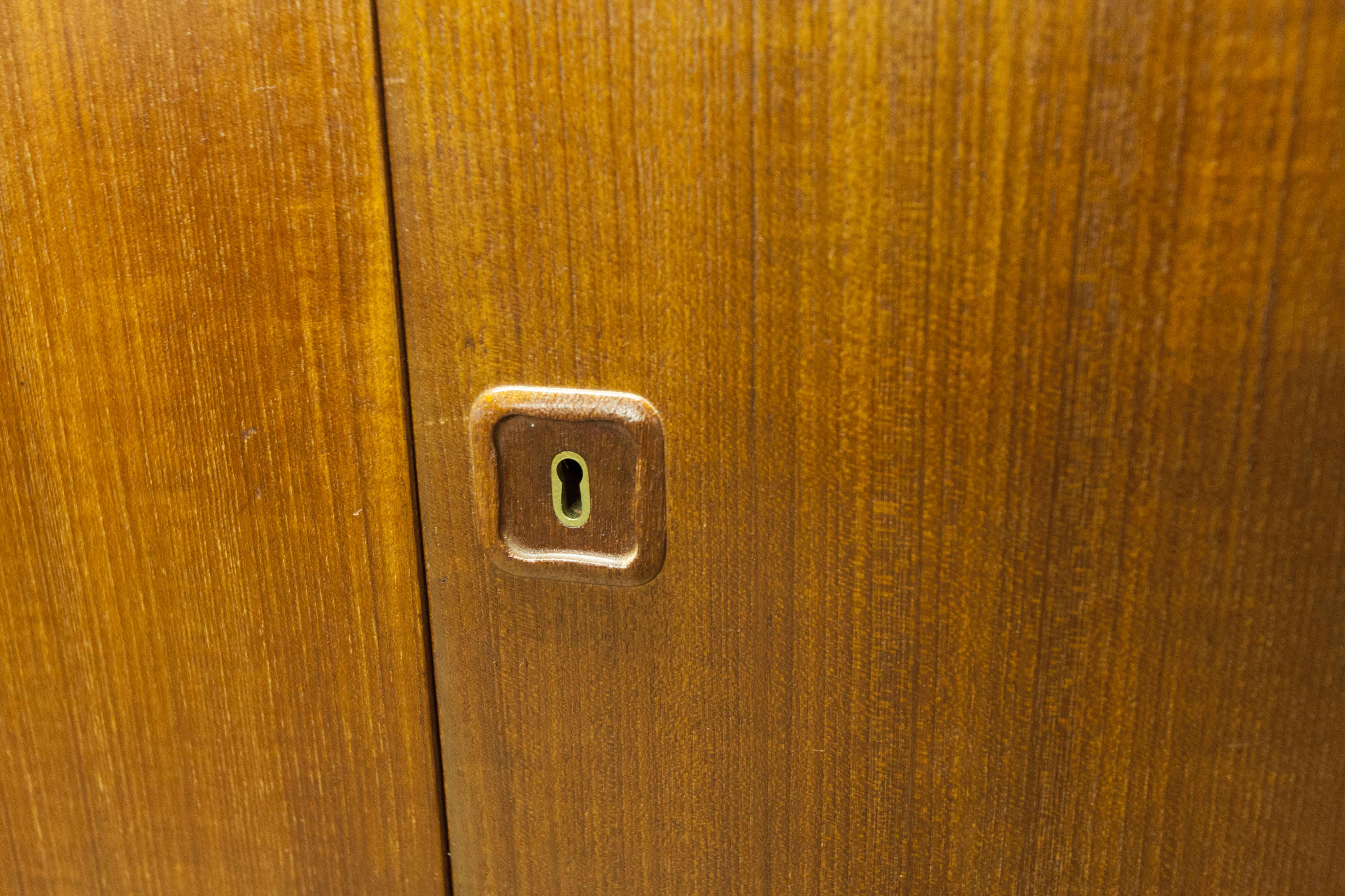 Scandinavian wardrobe 1960 Simat teak