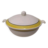 Ancienne soupière avec couvercle salin france vintage