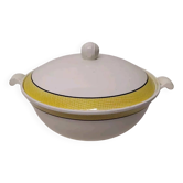 Ancienne soupière avec couvercle salin france vintage