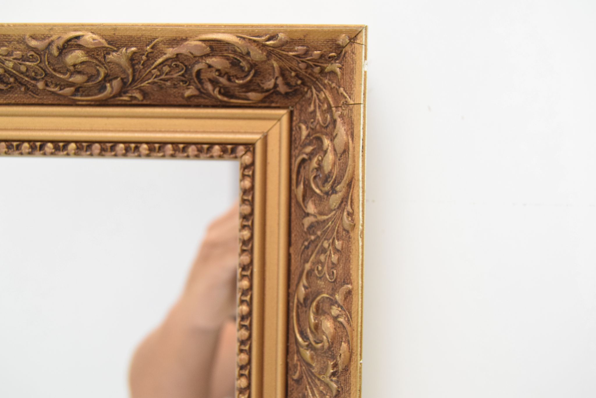 Miroir du milieu du siècle années 1960 53x36cm