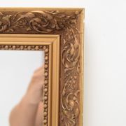 Miroir du milieu du siècle années 1960 53x36cm