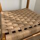 Pair of Scandinavian teak and rope chairs