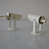 Pair of Scandinavian wall lamps 60's Lyfa 3009